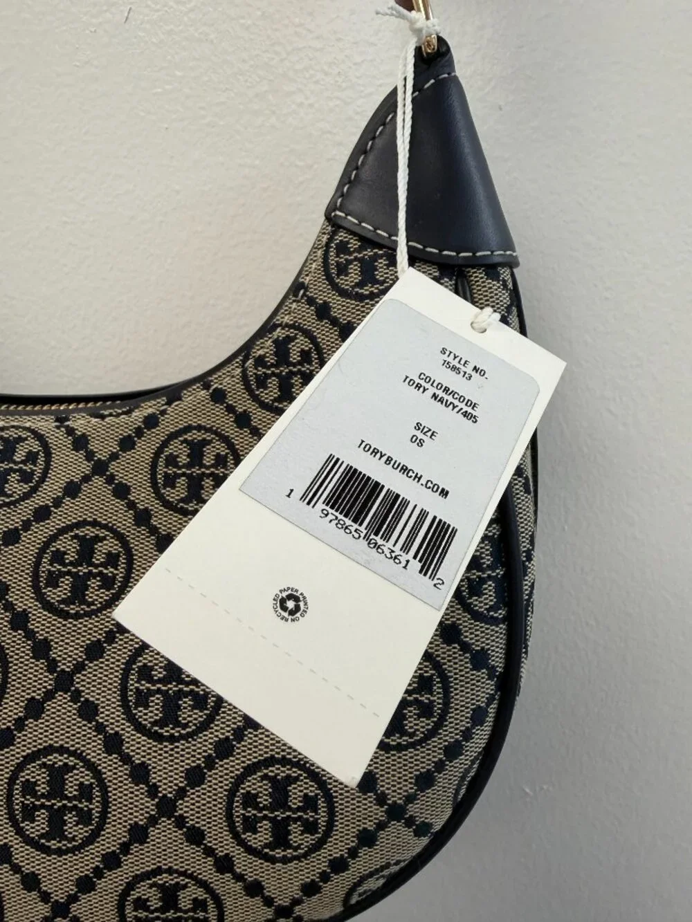 Tory Burch Romy T Monogram Small Shoulder Bag